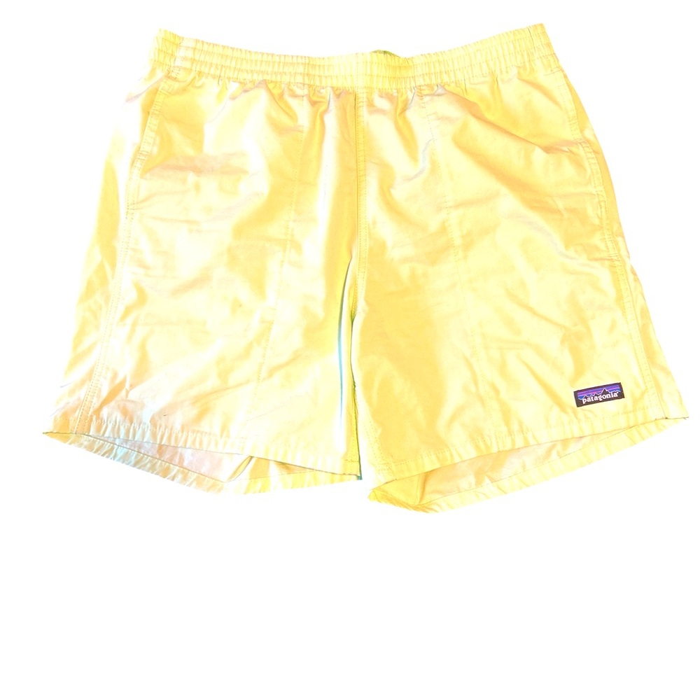 Patagonia Men's Neon Green Athletic Shorts